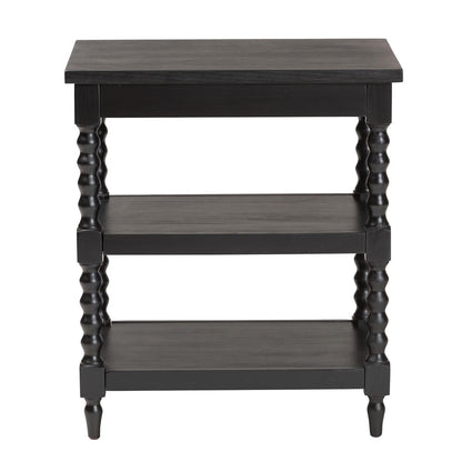 Baxton Studio - Imogene End Table in Black - JY23A428-Black Wooden-ET view 5