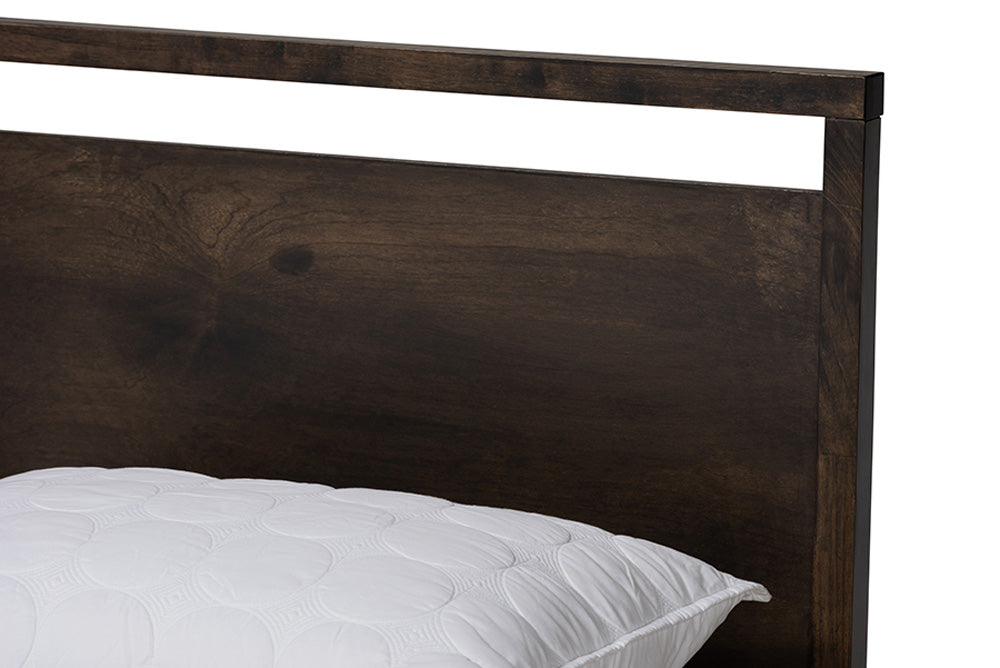 Baxton Studio - Inicio Queen Size Bed - Inicio-Queen view 4