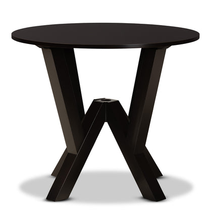 Baxton Studio - Irene Dining Table in Dark Brown - RH7231T-Dark Brown-35-IN-DT view 2