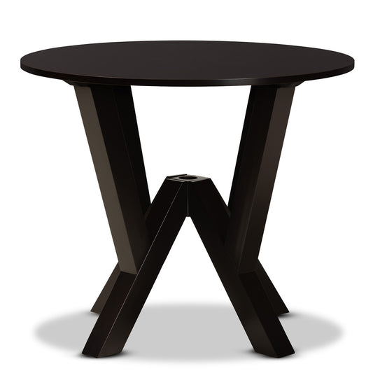 Baxton Studio - Irene Dining Table in Dark Brown - RH7231T-Dark Brown-35-IN-DT view 2