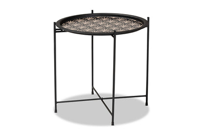 Baxton Studio - Ivana Outdoor Plant Stand - H01-102573 Metal Plant Stand view 1