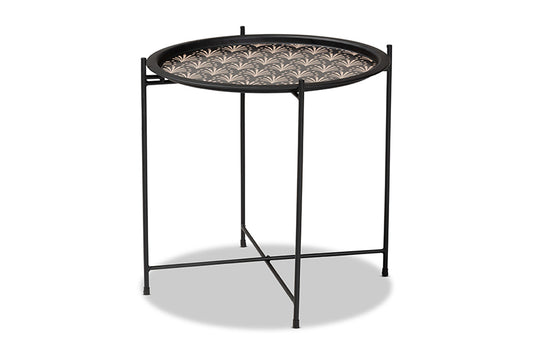 Baxton Studio - Ivana Outdoor Plant Stand - H01-102573 Metal Plant Stand view 1