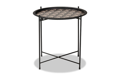 Baxton Studio - Ivana Outdoor Plant Stand - H01-102573 Metal Plant Stand view 2