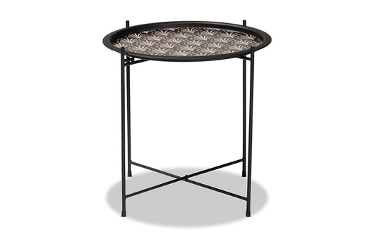 Baxton Studio - Ivana Outdoor Plant Stand - H01-102573 Metal Plant Stand view 2