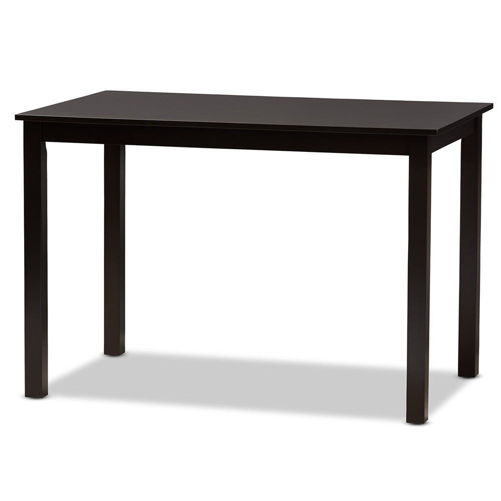 Baxton Studio - Jackson Dining Set in Grey/Espresso Brown - RH310C-Grey/Dark Brown-5PC Dining Set view 3