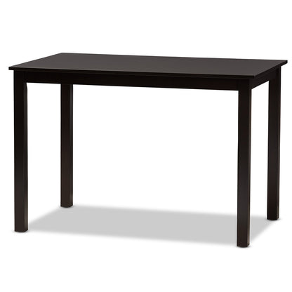 Baxton Studio - Jackson Dining Set in Grey/Espresso Brown - RH310C-Grey/Dark Brown-5PC Dining Set view 3