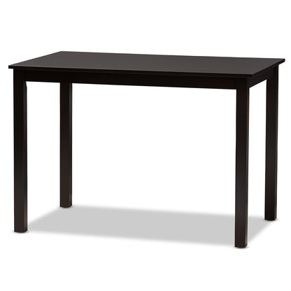 Baxton Studio - Jackson Dining Set in Sand/Espresso Brown - RH310C-Sand/Dark Brown-5PC Dining Set view 3