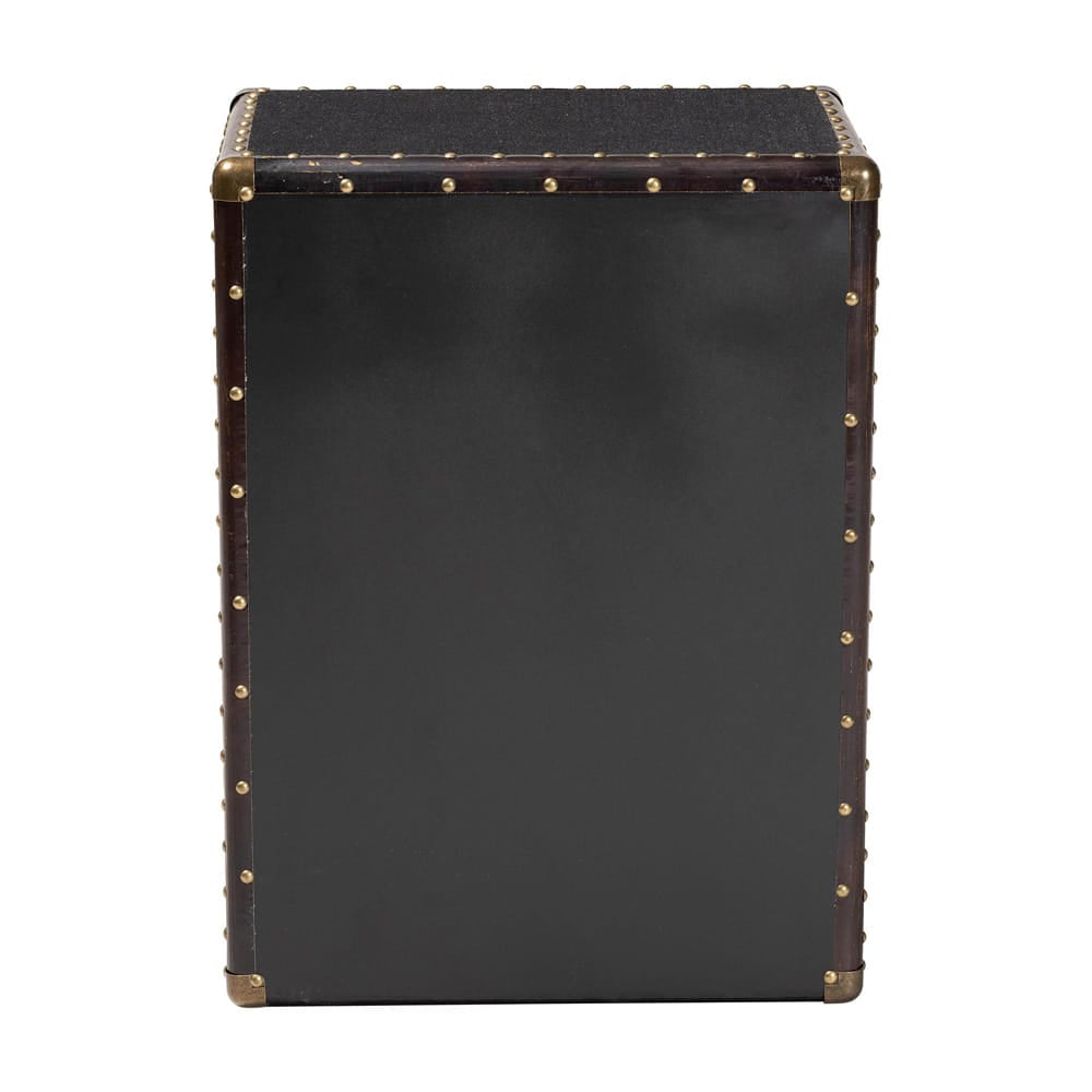 Baxton Studio - Jaelyn End Table in Black/Brown/Dark Brown - JY24A037-Black-Wooden-ET view 5