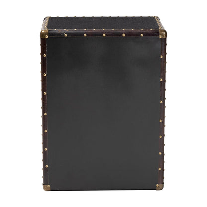 Baxton Studio - Jaelyn End Table in Black/Brown/Dark Brown - JY24A037-Black-Wooden-ET view 5