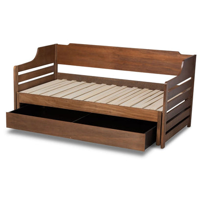 Baxton Studio - Jameson Expandable Daybed in Walnut - MG0033-1-Walnut-Daybed view 7