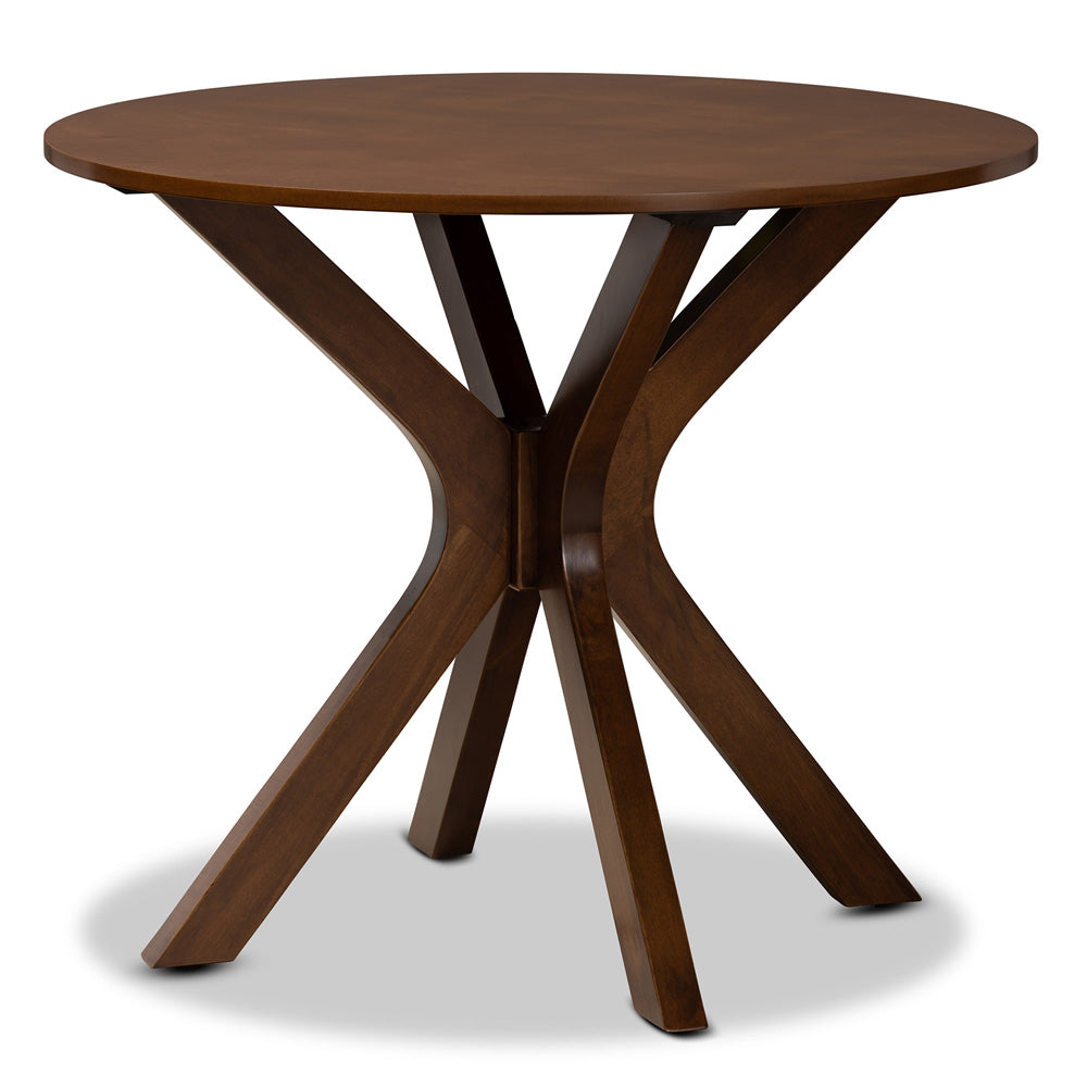 Baxton Studio - Jana Dining Set in Grey/Walnut - Jana-Grey/Walnut-5PC Dining Set view 3
