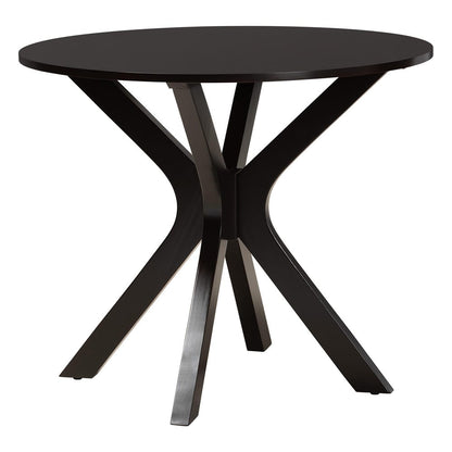 Baxton Studio - Jana Dining Set in Sand/Dark Brown - Jana-Sand/Dark Brown-5PC Dining Set view 3