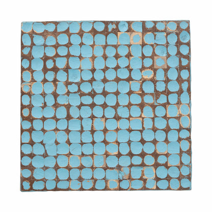 Baxton Studio - Janella End Table in Sky Blue/Natural Brown - Juliette Square-Blue-ET view 3