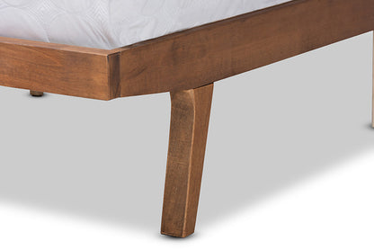 Baxton Studio - Jarlan King Size Bed - MG0078S-Light Grey/Walnut-King view 6