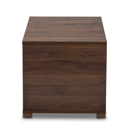 Baxton Studio - Jasper Cat House in Walnut - SECHC150040WI-Columbia-Cat House view 3