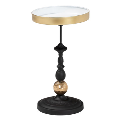 Baxton Studio - Javion End Table in Black/Gold - H01-113307-Gold/Black/Metal-Side Table view 1