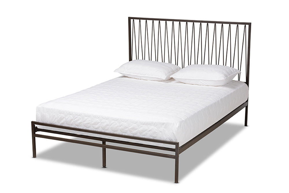 Baxton Studio - Jeanette Full Size Bed - TS-Ebba-Black-Full view 1