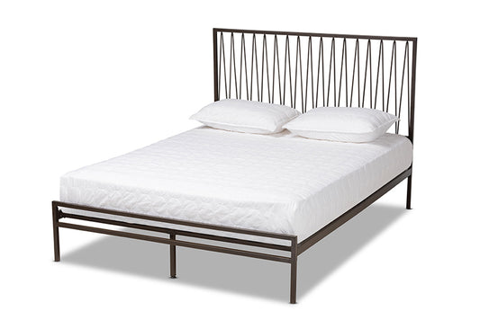 Baxton Studio - Jeanette Full Size Bed - TS-Ebba-Black-Full view 1