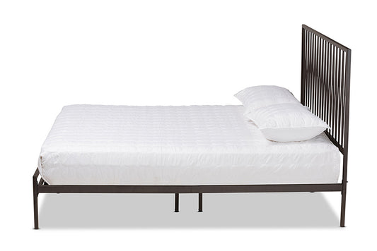 Baxton Studio - Jeanette Full Size Bed - TS-Ebba-Black-Full view 2