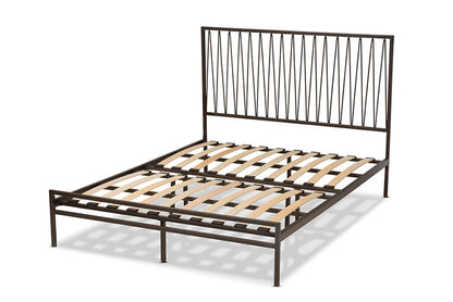 Baxton Studio - Jeanette Full Size Bed - TS-Ebba-Black-Full view 3