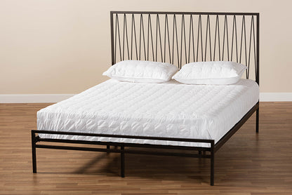 Baxton Studio - Jeanette Full Size Bed - TS-Ebba-Black-Full view 7