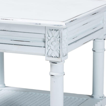 Baxton Studio - Jeanne End Table in White - JY23B392-Wooden White-ET view 5