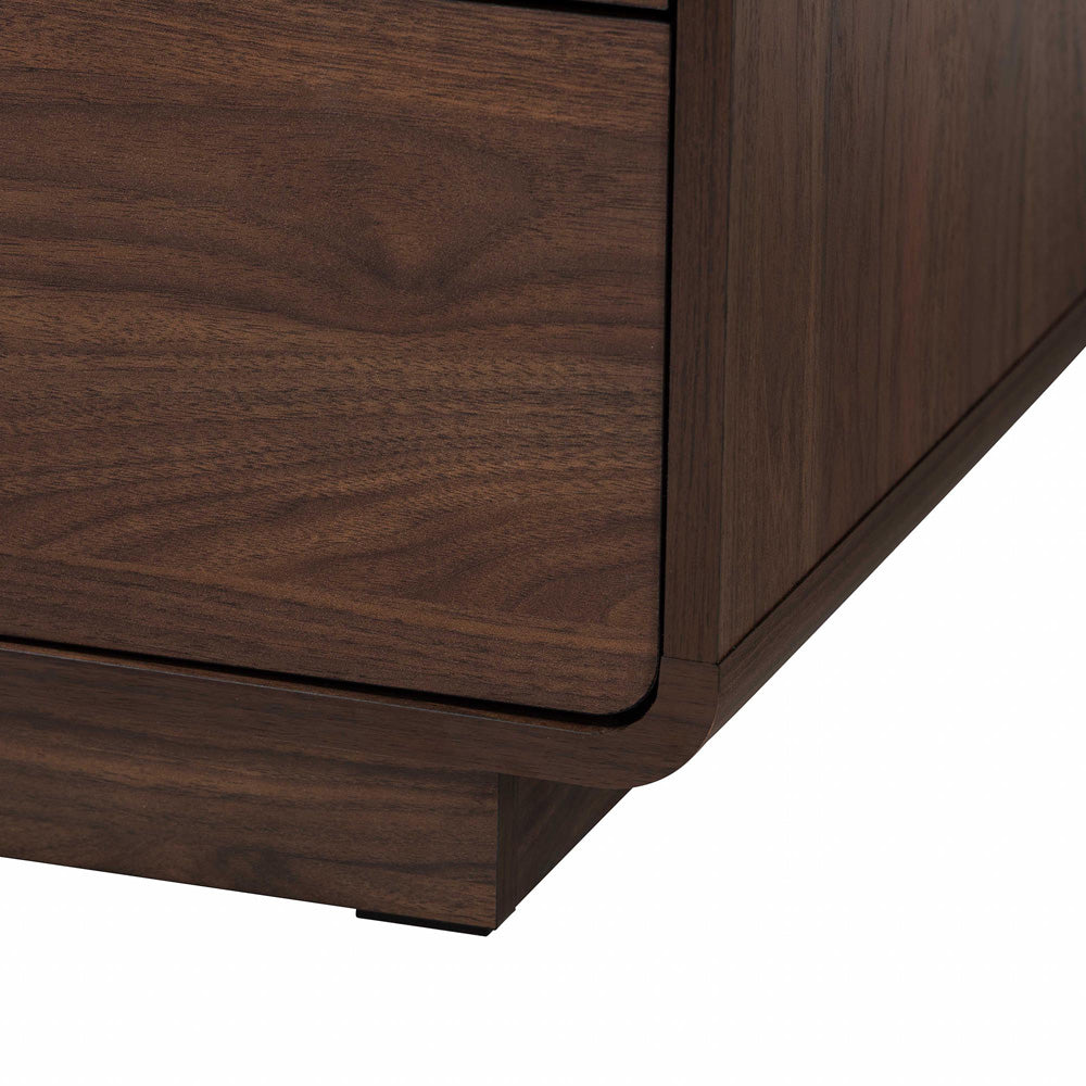 Baxton Studio - Jenibelle Chest in Walnut Brown/Brown - LV38 COD3823WI-Columbia-Rattan-5DW-Chest view 6