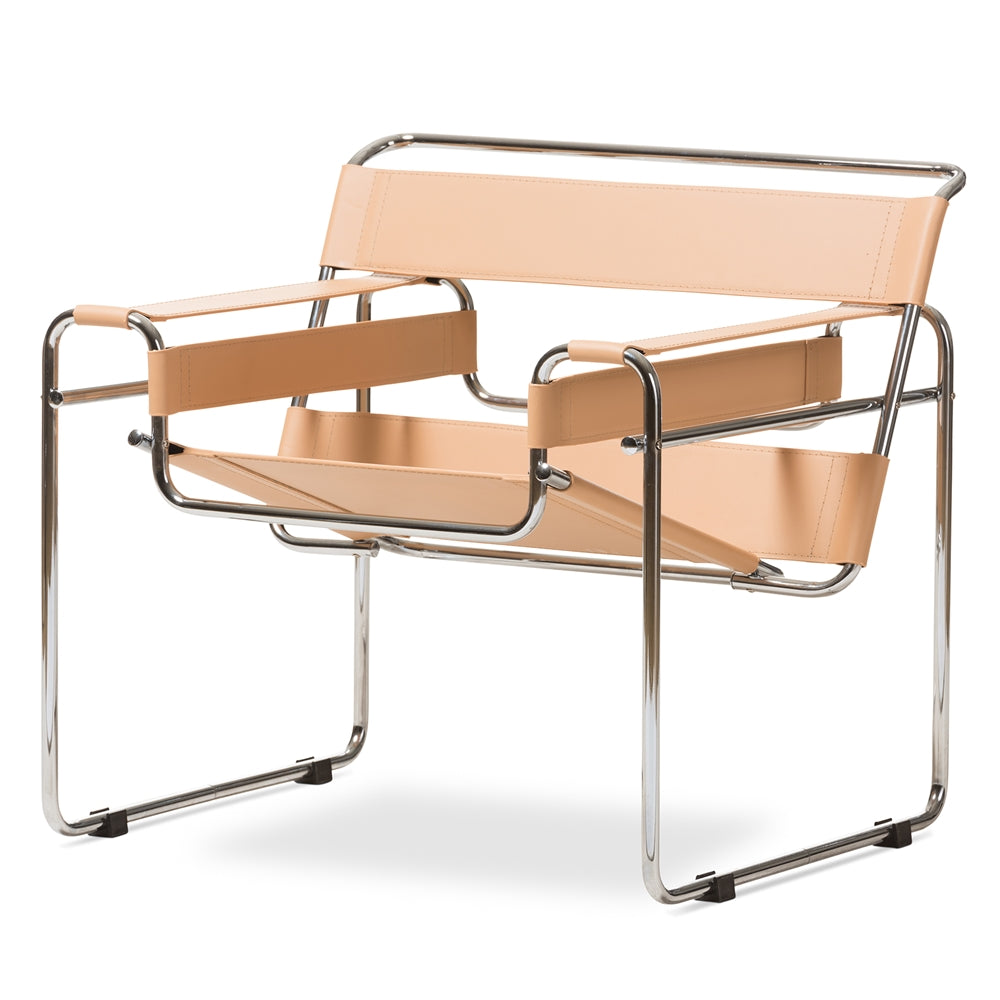 Baxton Studio - Jericho Living Room Chair in Tan - ALC-3001 Tan view 1