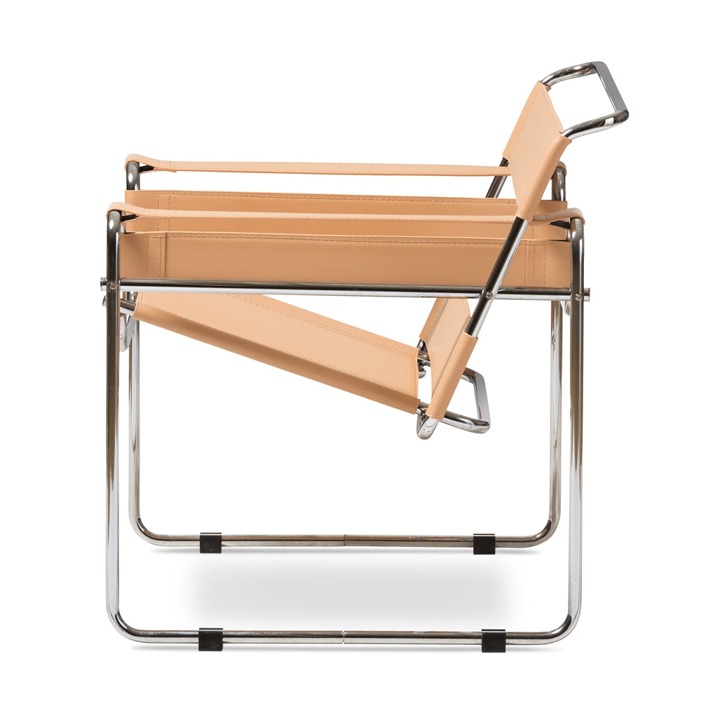 Baxton Studio - Jericho Living Room Chair in Tan - ALC-3001 Tan view 3