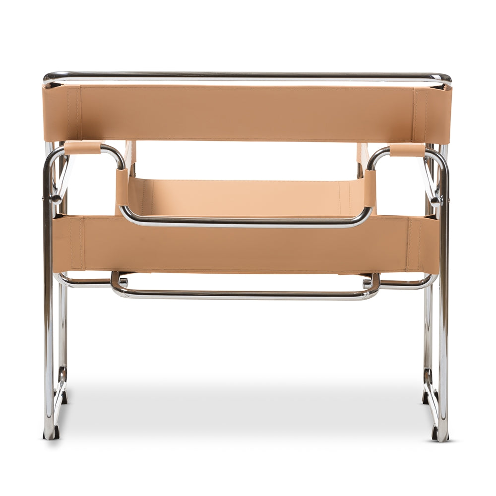 Baxton Studio - Jericho Living Room Chair in Tan - ALC-3001 Tan view 4
