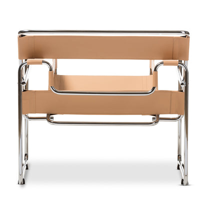Baxton Studio - Jericho Living Room Chair in Tan - ALC-3001 Tan view 4