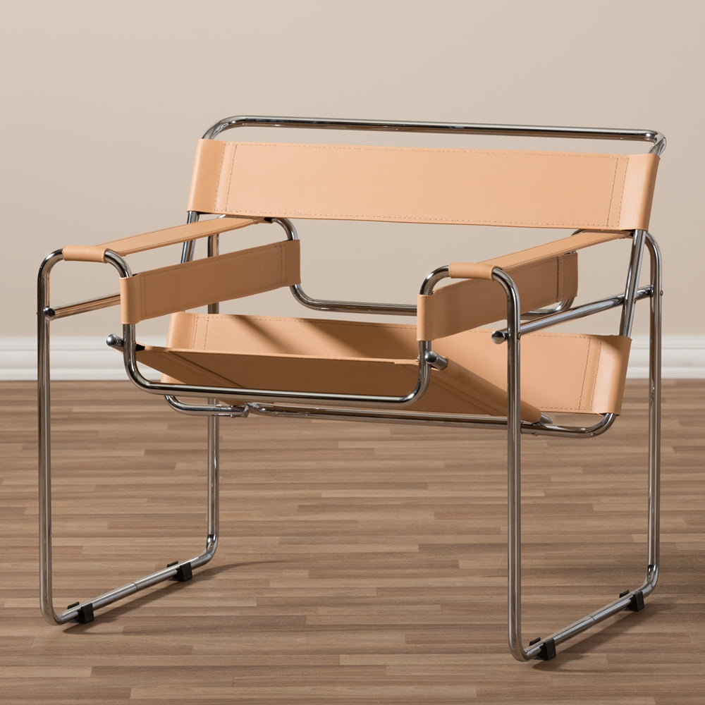 Baxton Studio - Jericho Living Room Chair in Tan - ALC-3001 Tan view 6