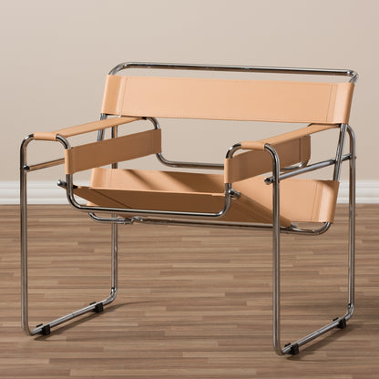 Baxton Studio - Jericho Living Room Chair in Tan - ALC-3001 Tan view 6