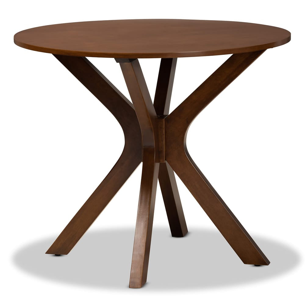 Baxton Studio - Jessie Dining Set in Grey/Walnut - Jessie-Grey/Walnut-5PC Dining Set view 3