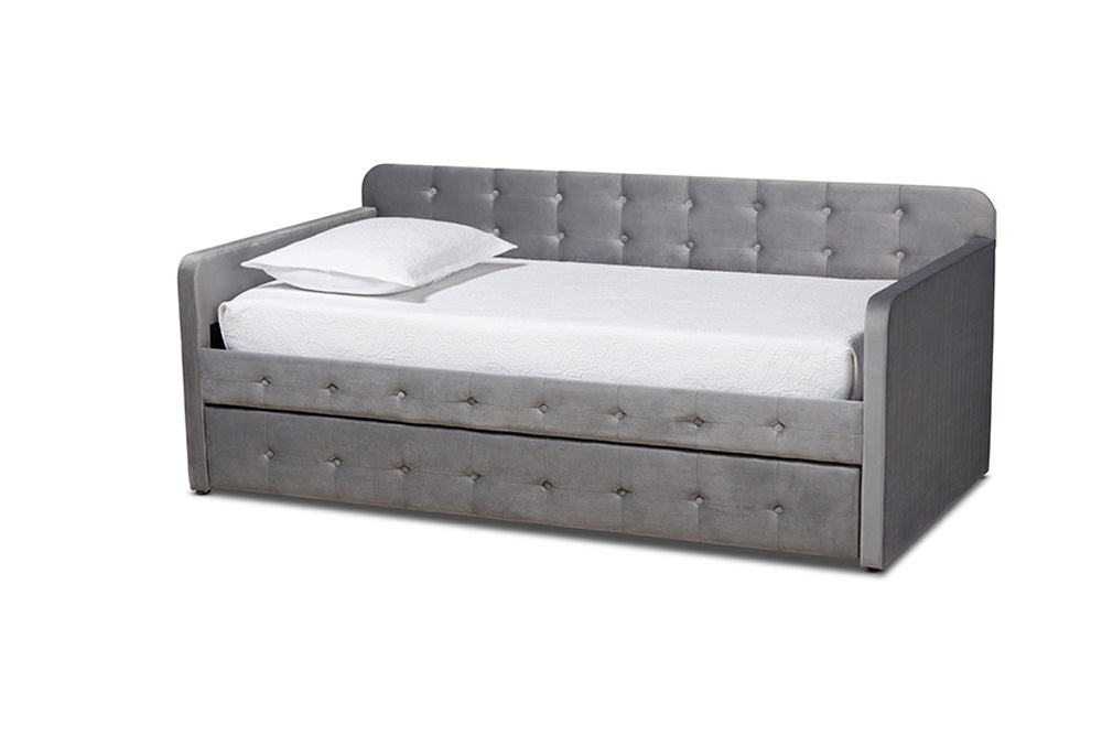 Baxton Studio - Jona Daybed - CF9183-Grey-Daybed-T/T view 1