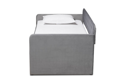 Baxton Studio - Jona Daybed - CF9183-Grey-Daybed-T/T view 3