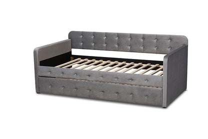 Baxton Studio - Jona Daybed - CF9183-Grey-Daybed-T/T view 4