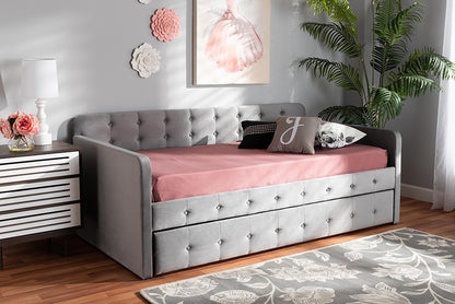 Baxton Studio - Jona Daybed - CF9183-Grey-Daybed-T/T view 5