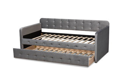 Baxton Studio - Jona Daybed - CF9183-Grey-Daybed-T/T view 6