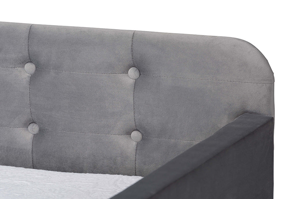 Baxton Studio - Jona Daybed - CF9183-Grey-Daybed-T/T view 7