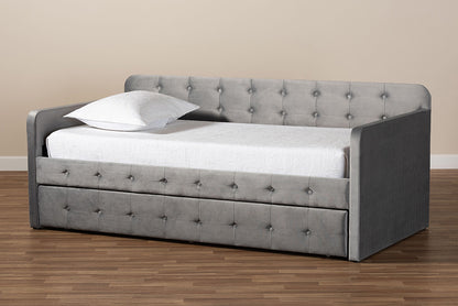 Baxton Studio - Jona Daybed - CF9183-Grey-Daybed-T/T view 9