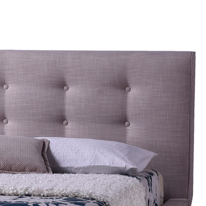 Baxton Studio - Jonesy Queen Size Bed in Beige - BBT6537-Queen-Beige view 2