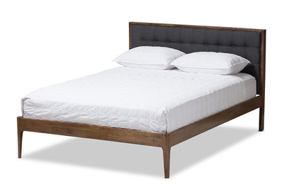Baxton Studio - Jupiter King Size Bed - SW8085-Walnut-M17-King view 1