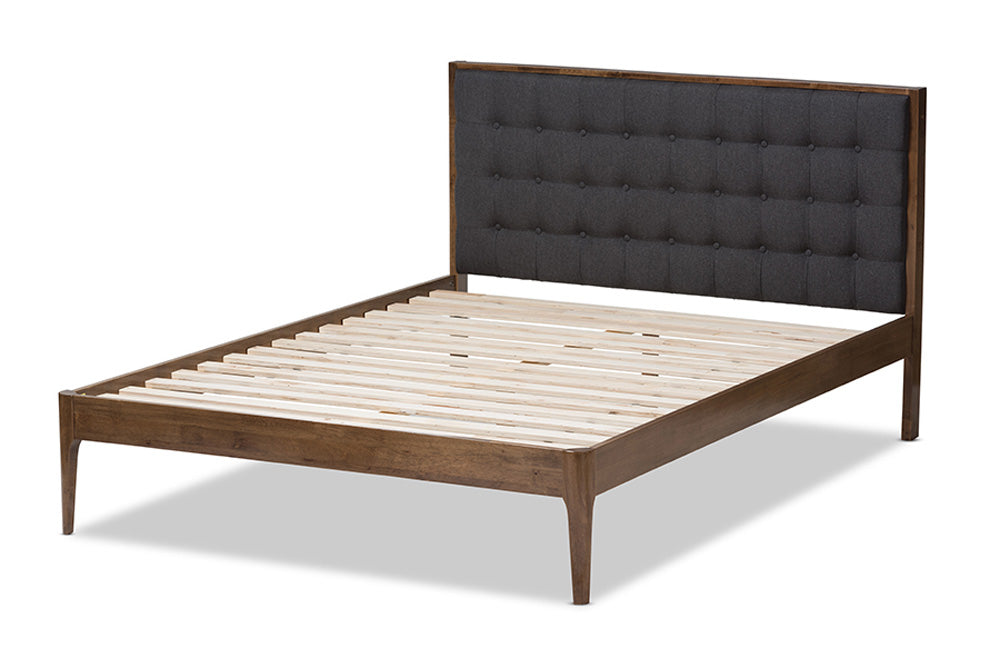 Baxton Studio - Jupiter King Size Bed - SW8085-Walnut-M17-King view 3