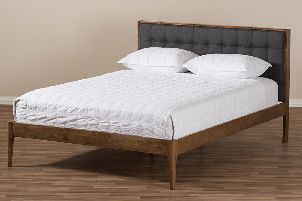 Baxton Studio - Jupiter King Size Bed - SW8085-Walnut-M17-King view 7