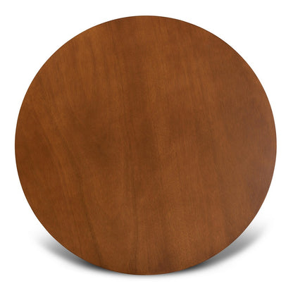 Baxton Studio - Kaila Dining Set in Walnut Brown - Kaila-Walnut-5PC Dining Set view 4