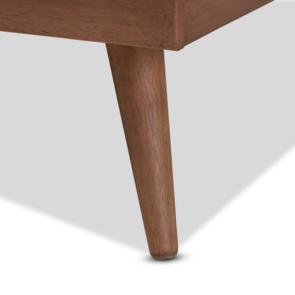 Baxton Studio - Karine Queen Size Bed in Ash Walnut - MG0004-Ash Walnut-Queen view 5