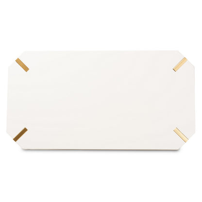 Baxton Studio - Kassa Coffee Table in White/Gold - JY20A156-White/Gold-CT view 4