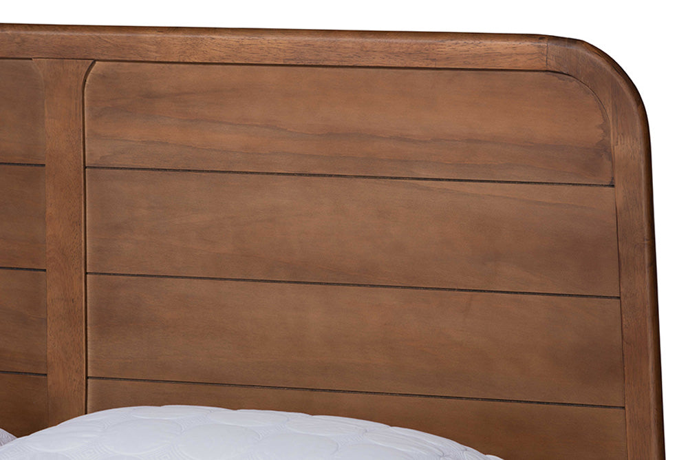 Baxton Studio - Kassidy King Size Bed - MG0063-Walnut-King view 4