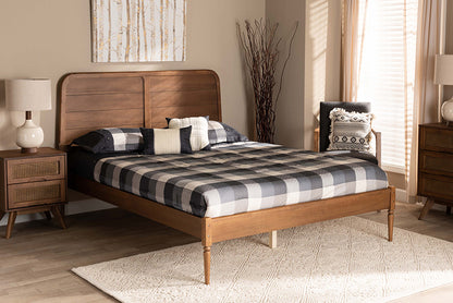 Baxton Studio - Kassidy King Size Bed - MG0063-Walnut-King view 5